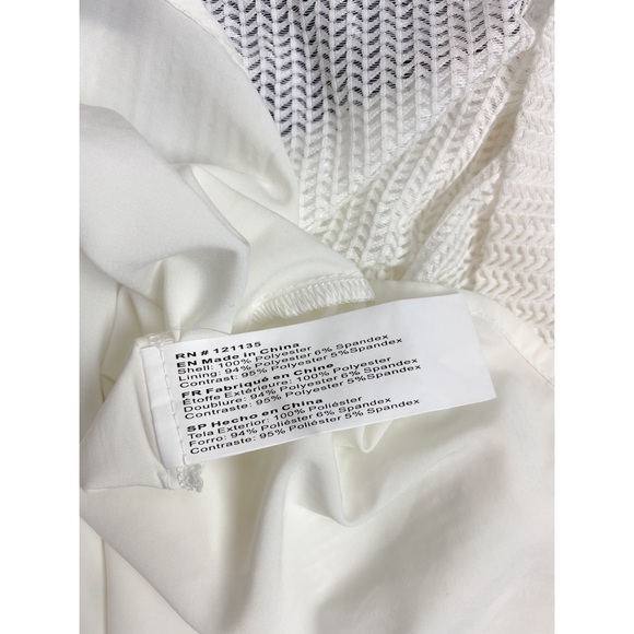 STELLA & JAMIE Black & White Midi Pencil Dress - Picture 8 of 8